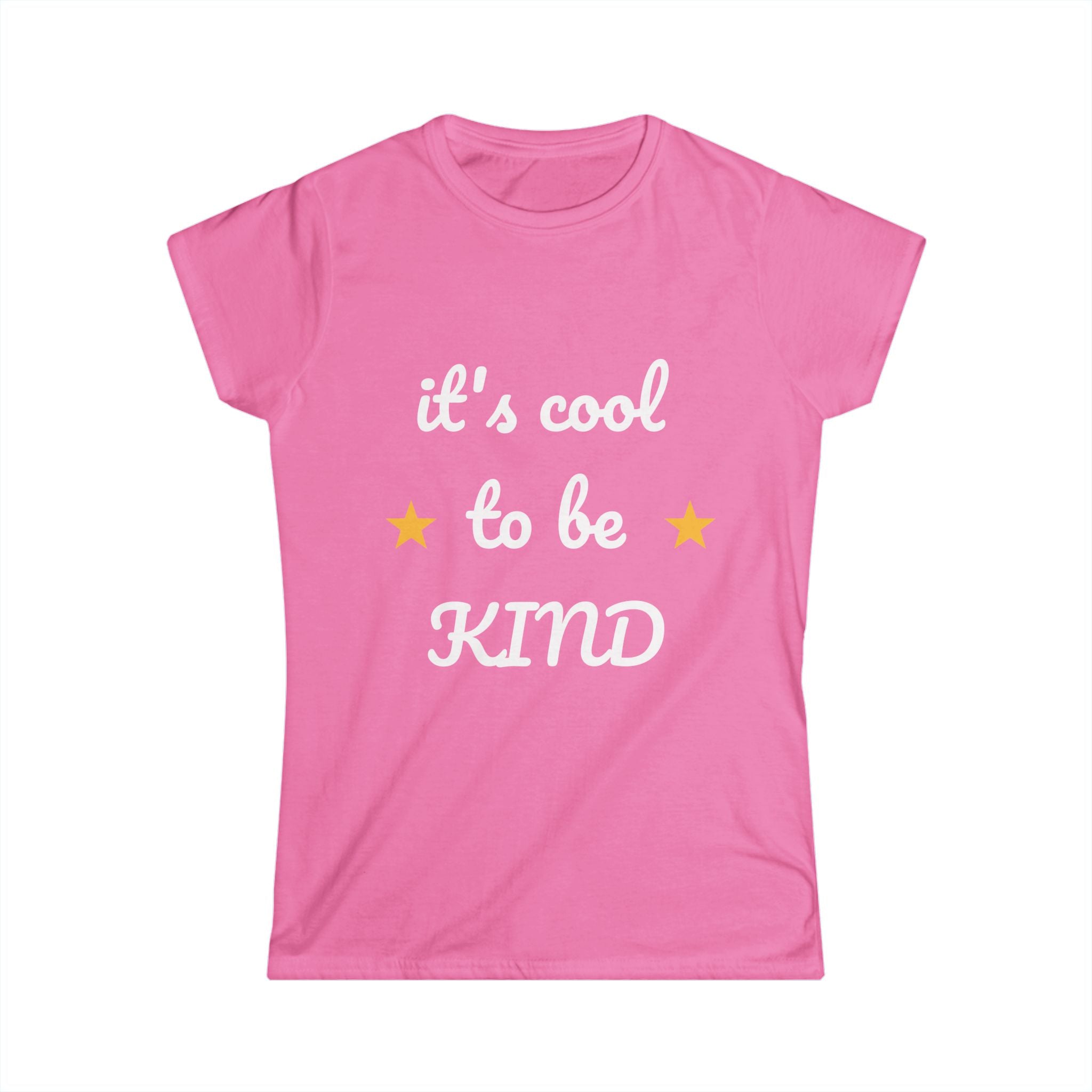 Women's Kindness Tee, Softstyle T-Shirt for Women, Kindness Quote Apparel, Cute Gift for Friends, Inspirational Shirt for Any Occasion