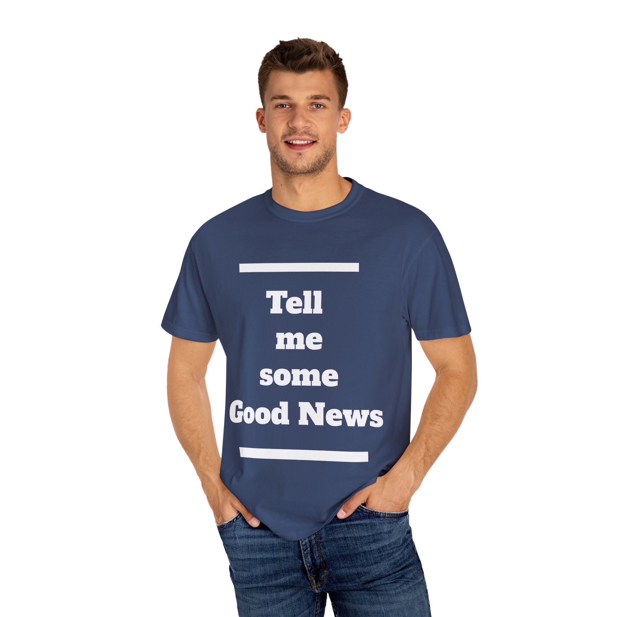 Positive Vibes T-Shirt, Unisex Garment-Dyed Tee, Inspirational Shirt, Casual Wear, Gift for Friends, Encouraging Message