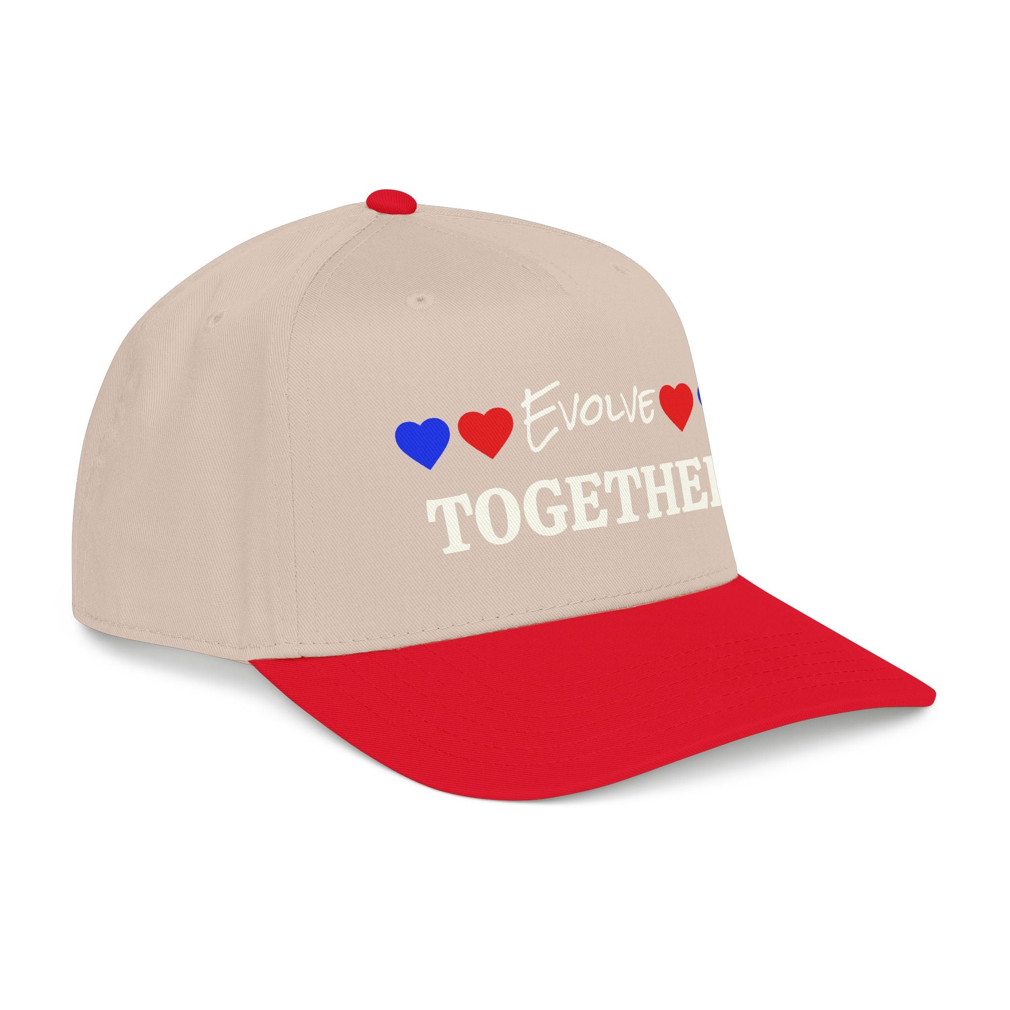 Evolve Together Baseball Cap - Mid Profile, Stylish & Inspirational