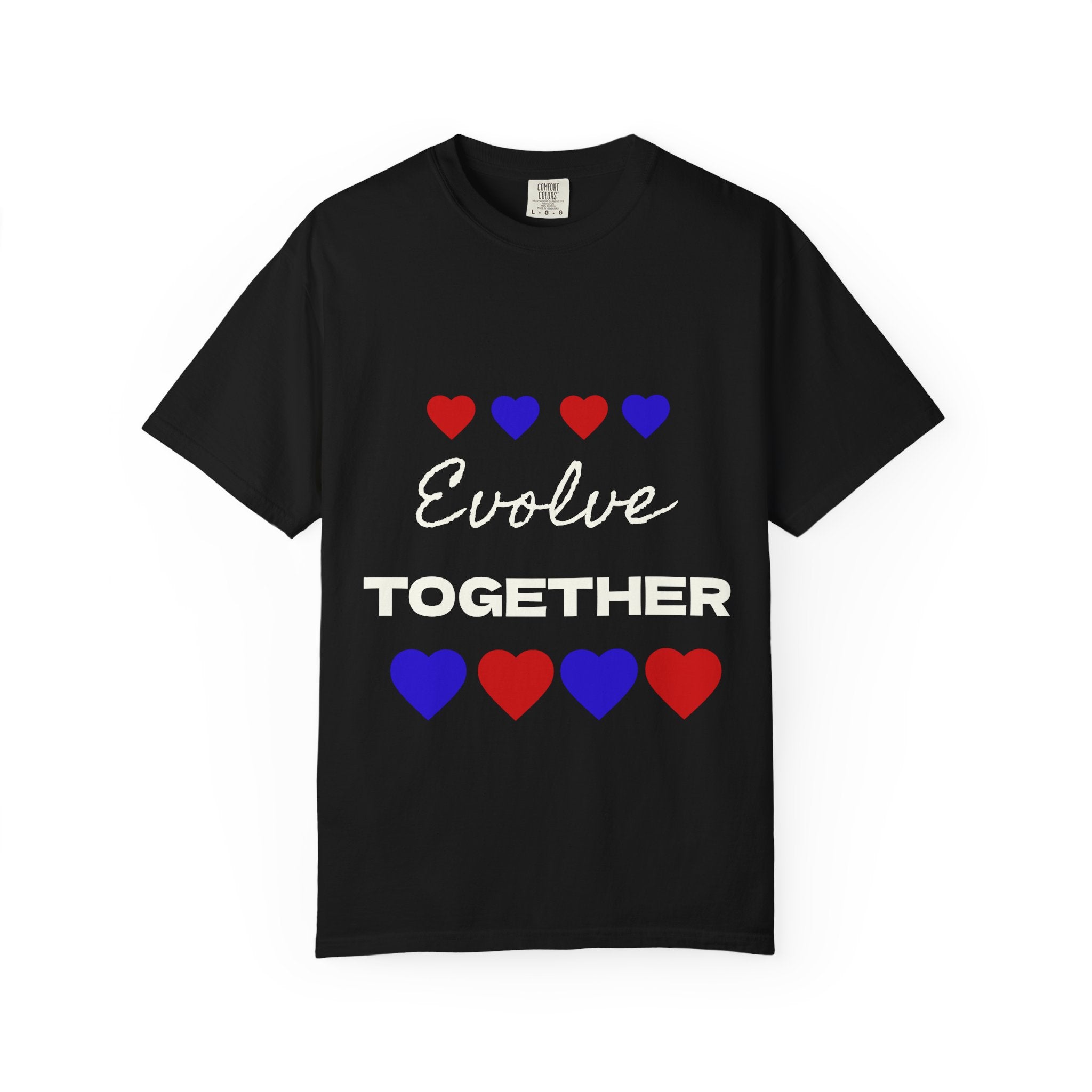 Heart Pattern Unisex T-Shirt - Cute Casual Love Tee