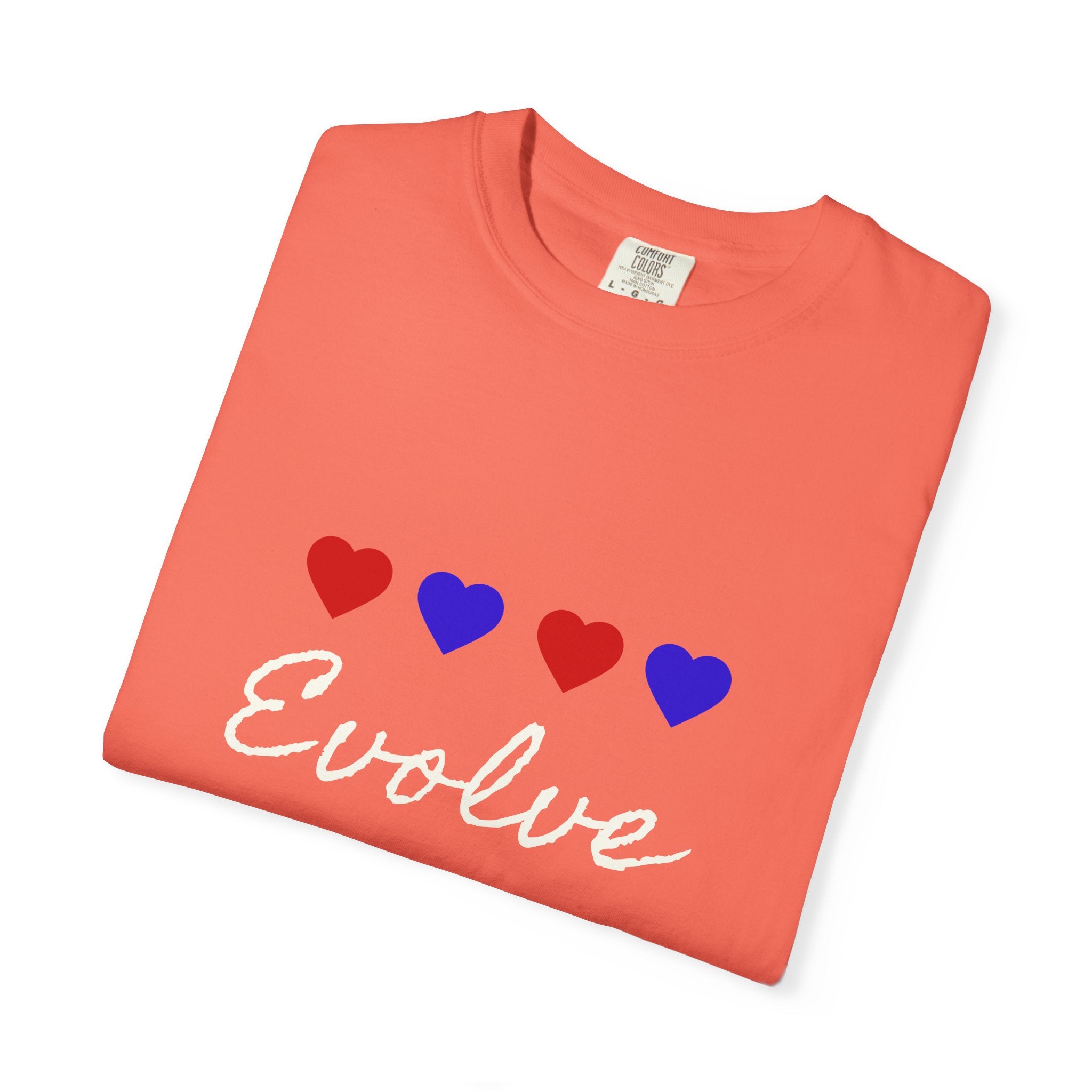 Heart Pattern Unisex T-Shirt - Cute Casual Love Tee