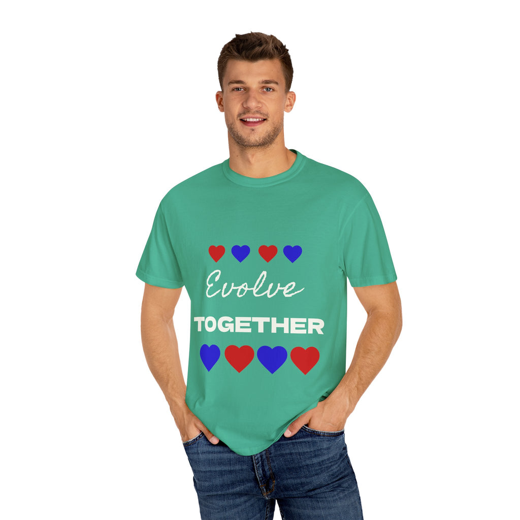 Heart Pattern Unisex T-Shirt - Cute Casual Love Tee