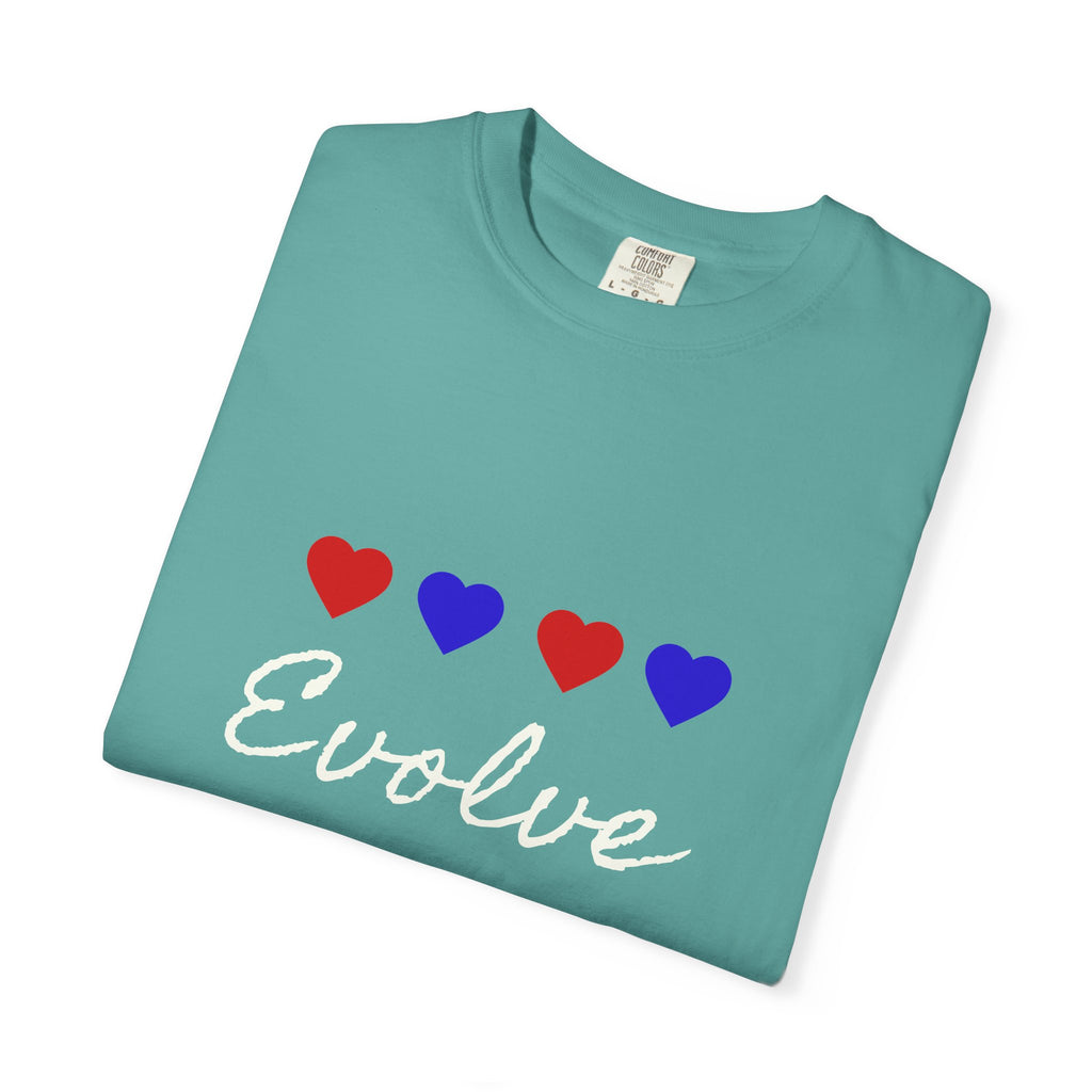 Heart Pattern Unisex T-Shirt - Cute Casual Love Tee