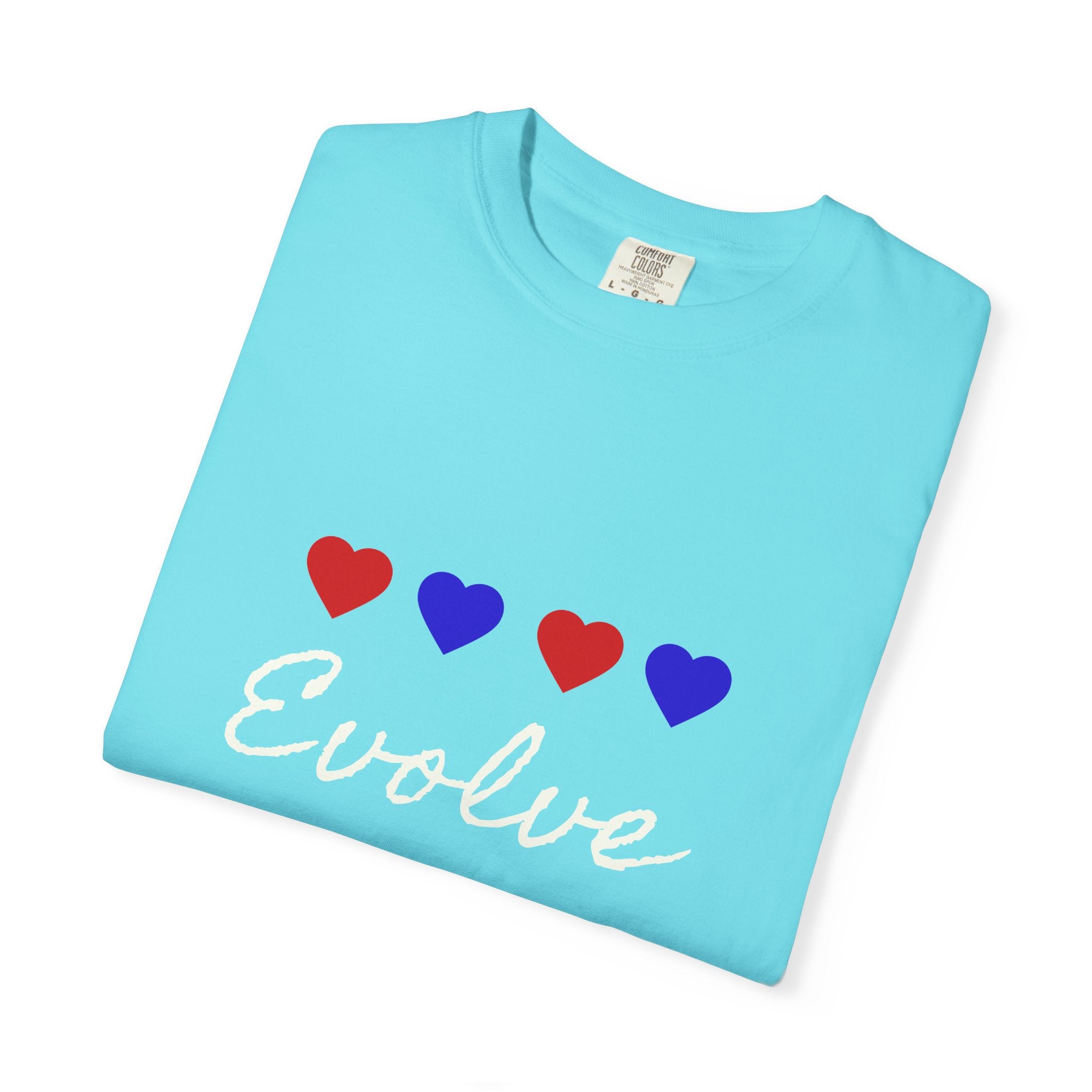 Heart Pattern Unisex T-Shirt - Cute Casual Love Tee