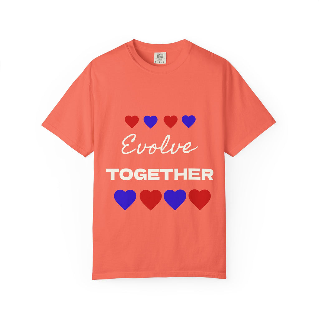 Heart Pattern Unisex T-Shirt - Cute Casual Love Tee