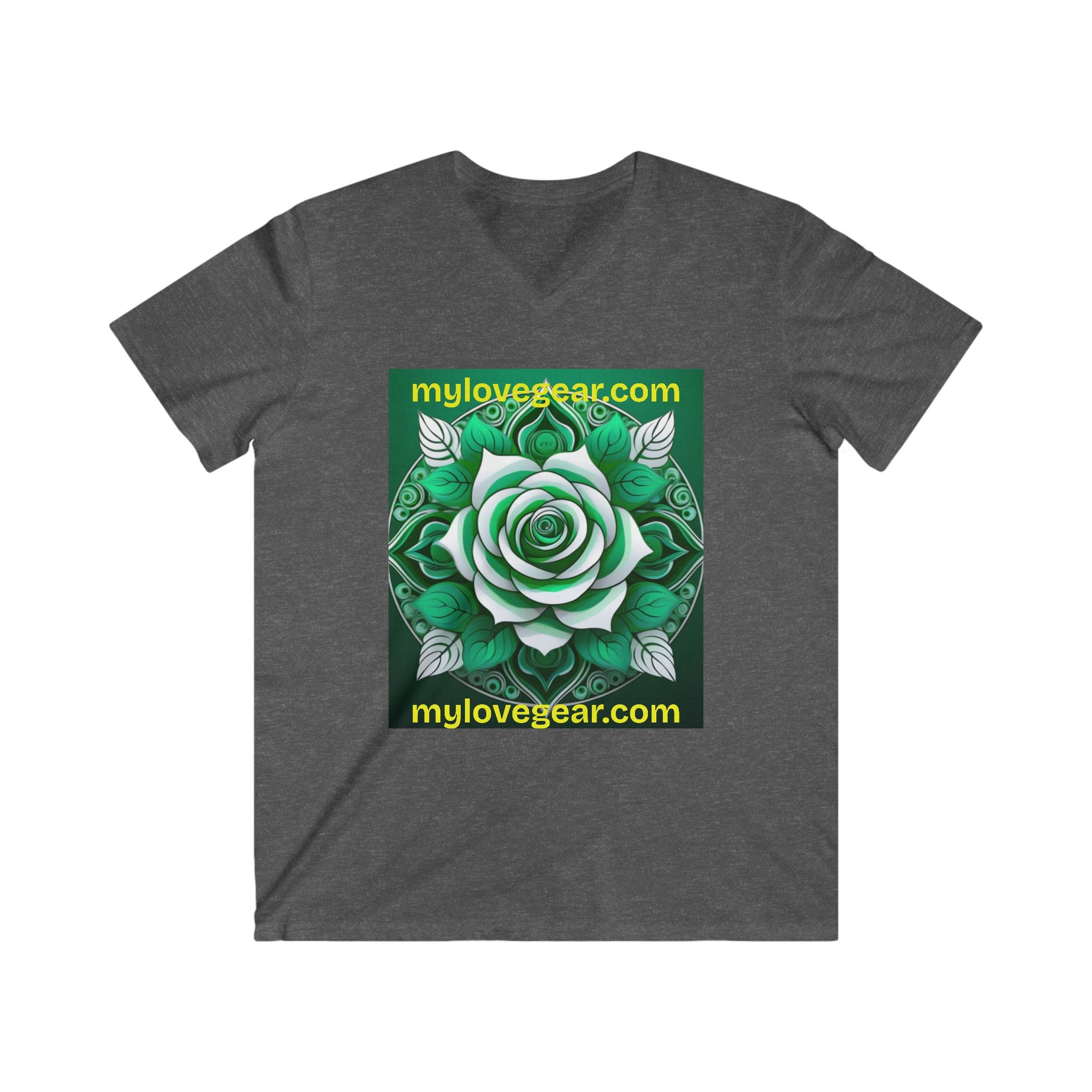 Men's Fitted V-Neck Short Sleeve Tee