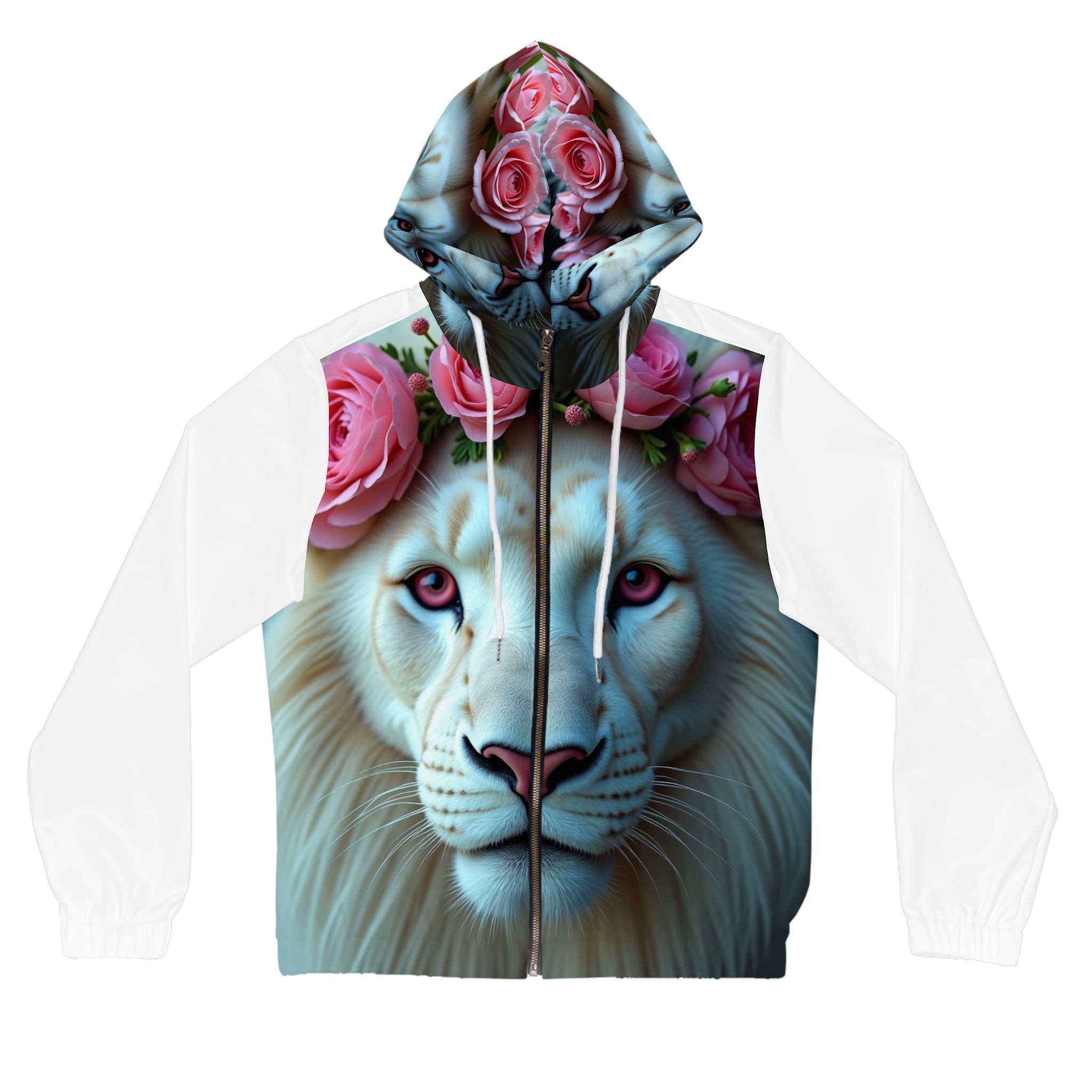 Pink Lioness Hoodie - Women's Full-Zip