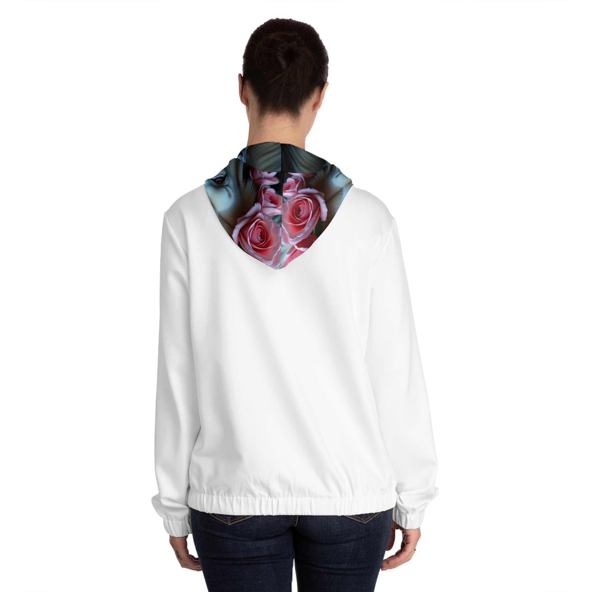 Pink Lioness Hoodie - Women's Full-Zip