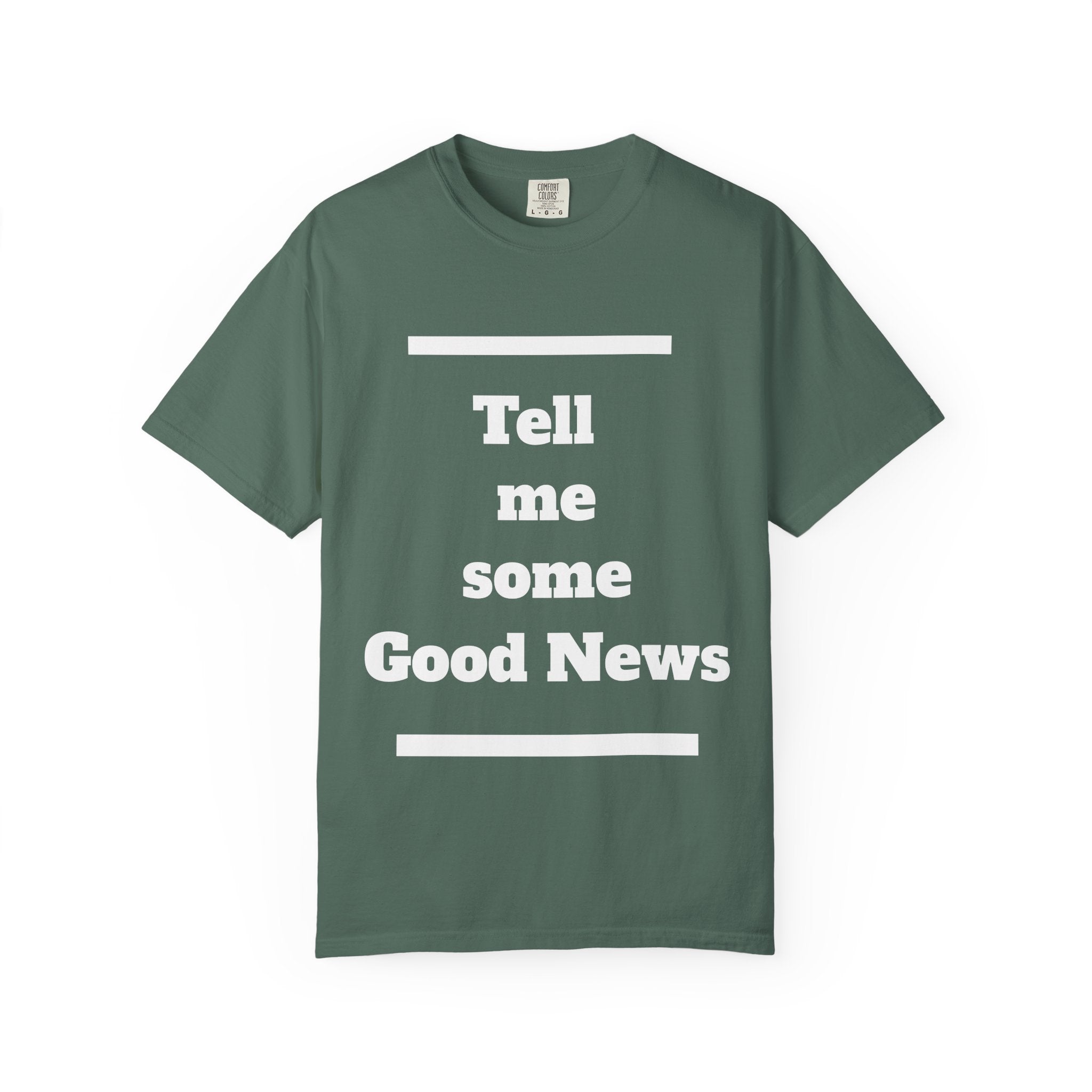 Positive Vibes T-Shirt, Unisex Garment-Dyed Tee, Inspirational Shirt, Casual Wear, Gift for Friends, Encouraging Message