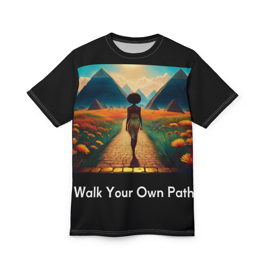 Inspirational Walk Your Own Path Tee, Unisex Graphic T-Shirt, Self-Expression Apparel, Gift for Dreamers, Positive Vibe Clothing