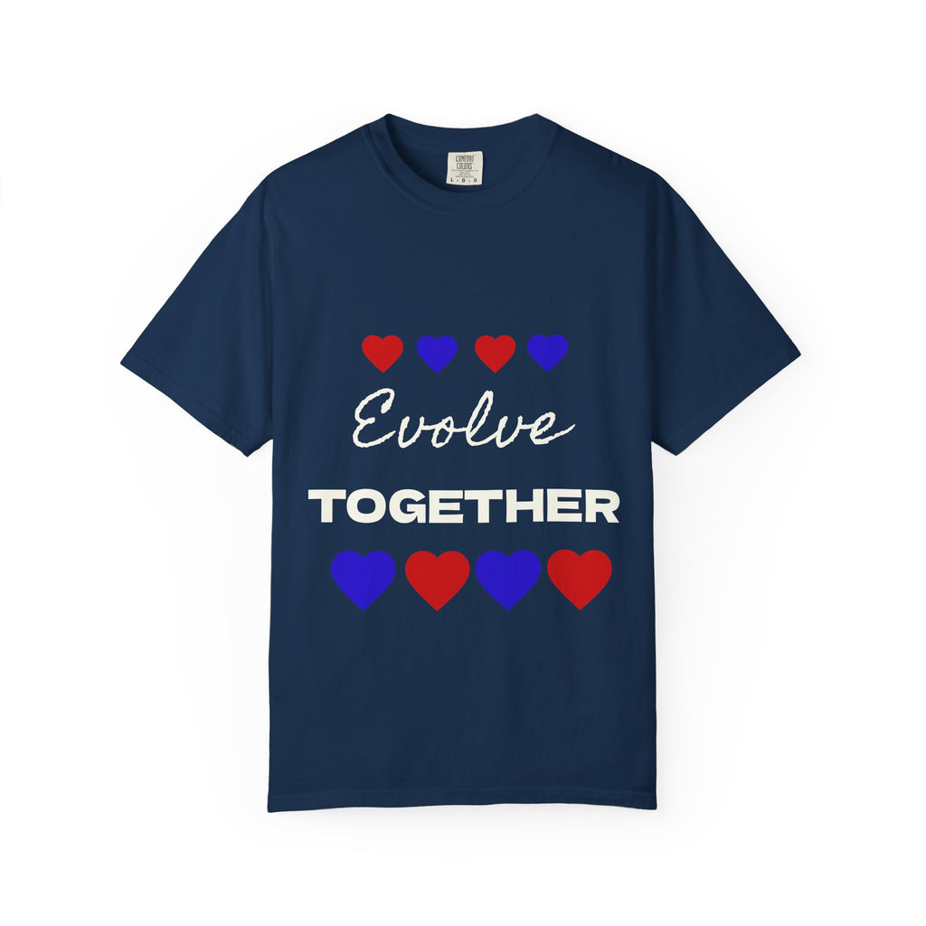 Heart Pattern Unisex T-Shirt - Cute Casual Love Tee