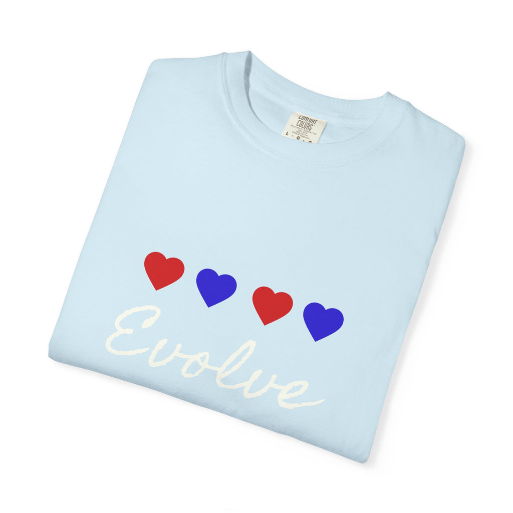 Heart Pattern Unisex T-Shirt - Cute Casual Love Tee