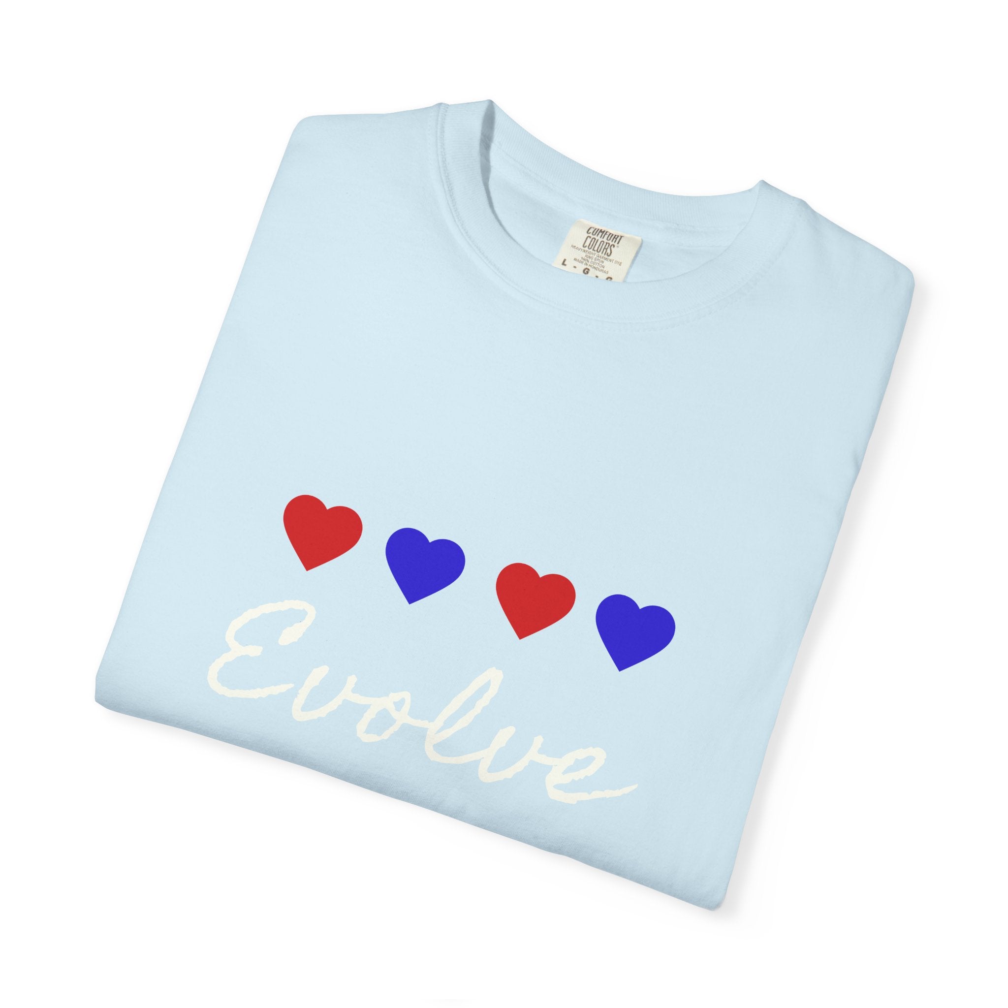 Heart Pattern Unisex T-Shirt - Cute Casual Love Tee
