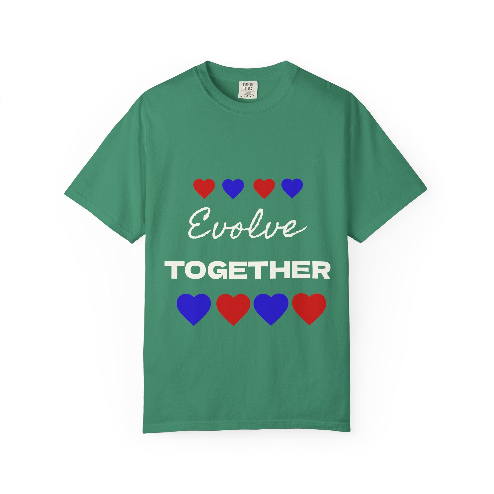 Heart Pattern Unisex T-Shirt - Cute Casual Love Tee