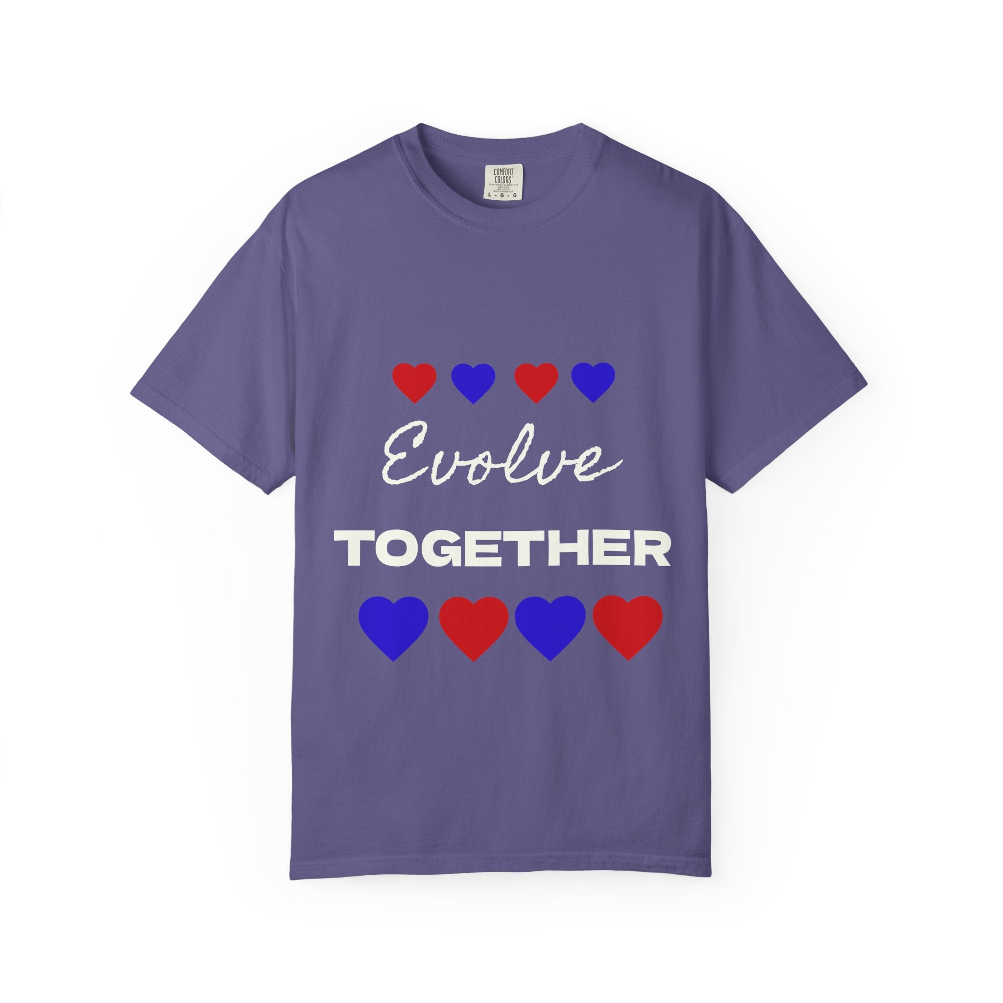 Heart Pattern Unisex T-Shirt - Cute Casual Love Tee