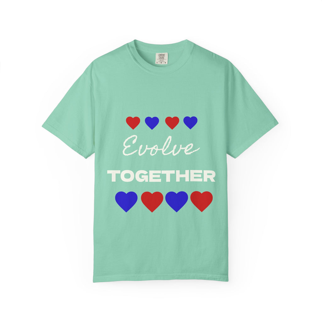 Heart Pattern Unisex T-Shirt - Cute Casual Love Tee