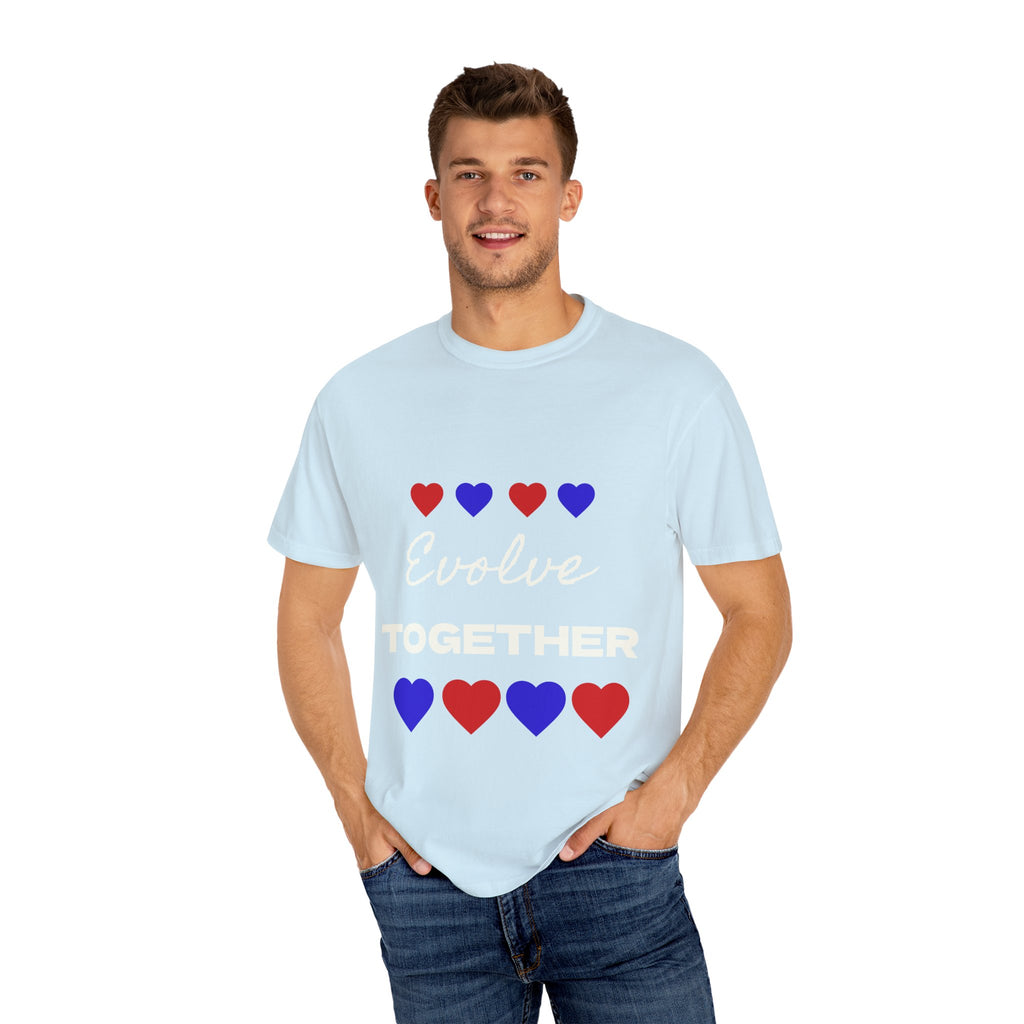 Heart Pattern Unisex T-Shirt - Cute Casual Love Tee